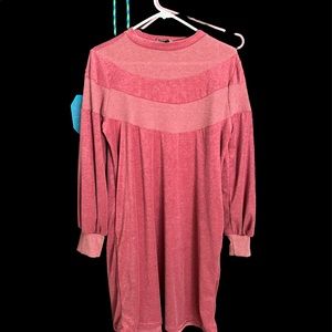 Women’s knot long sleeve dress